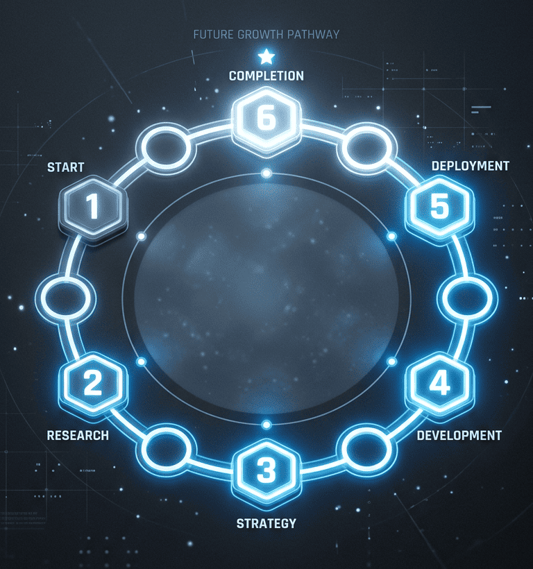 From Idea to Deployment — SingularRarity's 6-Phase Turnkey Project Delivery Framework